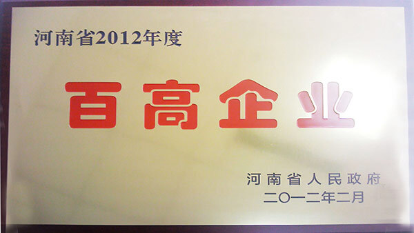 2012年百高企业